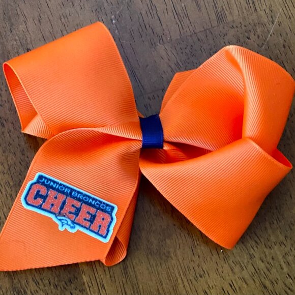 Junior Denver Broncos Cheerleading Bow - Picture 1 of 1